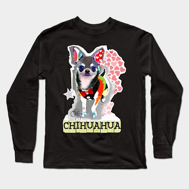 Chihuahua IV Long Sleeve T-Shirt by michelkeck